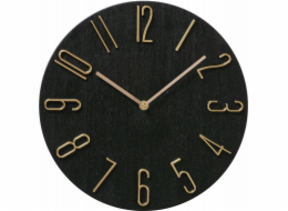 Boltze Hodiny černé loftové TEMPO, O 30 cm