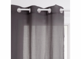 Atmosphera Okenní závěs polyester, dekorace na okno, 140 x 240 cm, šedá