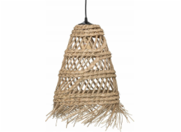 Atmosphera Závěsná lampa Boho z copu z slámy LAHYS, O 28 cm