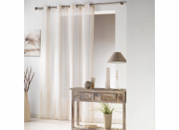 Douceur d`Interieur Interiérový závěs s očky HELIOS, 140 x 240 cm, barva lnu