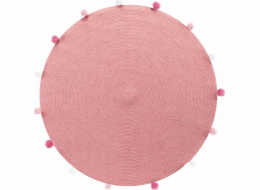 Douceur d`Interieur Interiérový design Kulatý koberec s bambulkami POMPOMPARTY, O 90 cm