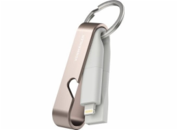 Vonmählen High Six USB adaptér - nabíjecí kabel 6v1 - růžovo-zlatý