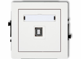 Karlik Zásuvka USB-AB Karlik Deco DGUSB-3 single 2.0 bílá