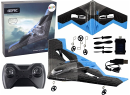 LeanToys R/C letadlo 4D-G4 světla modrá černá