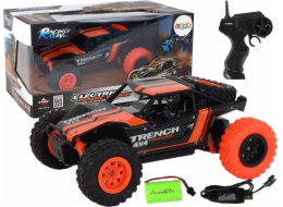LeanToys Dálkově ovládané terénní auto R/C 1:24 oranžové