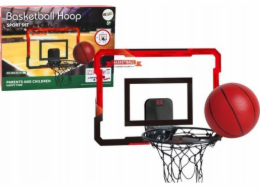 LeanToys Basketbalový koš pro děti, sada míčů na desku a desku