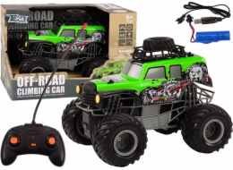 LeanToys auto na dálkové ovládání RC terénní 1:16 zelené