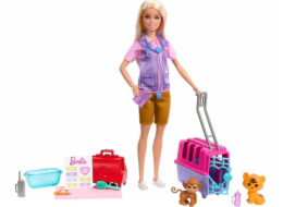 Mattel Barbie BRB ZÁCHRANA ZVÍŘAT PANENKA HRG50 WB6