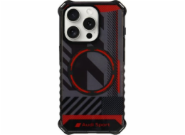 Audi Pouzdro IML Sport MagSafe pro iPhone 15 Pro Max 6.7" černé/černé pevné pouzdro AU-IMLMIP15PM-RSQ/D2-BK