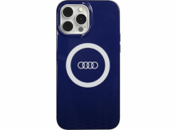 Audi Pouzdro Audi IML Big Logo MagSafe pro iPhone 13 Pro Max 6.7" modré/tmavomodré, pevné pouzdro AU-IMLMIP13PM-Q5/D2-BE