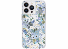 NoName Průhledný papírový kryt Rifle pro iPhone 14 Pro Max (modrý s motivem zahradní párty)