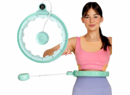 One Fitness Hula hoop s počítadlem závaží fh02 zelená