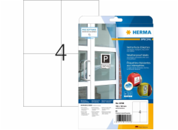Herma HERMA Wetterfeste Imprägn.Etik.A4 20 Blatt 105x148