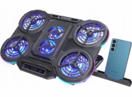 Rampage Chladicí podložka PROTE R6 10-17 RGB, nastavitelná