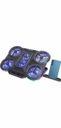 Rampage Chladicí podložka PROTE R6 10-17 RGB, nastavitelná