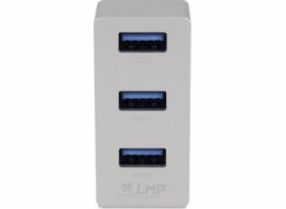 LMP USB HUB USB-C Tiny Hub, 3portový USB-A hub - stříbrný