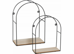 Home Styling Collection Kolekce bytového stylingu Dekorativní nástěnné police, 2 velikosti