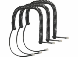 Auerswald AUERSWALD Spirálový kabel, 3 kusy, sada 3 spirálových kabelů, COMfortel sluchátko