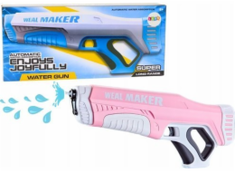 LeanToys Automatická vodní pistole růžová 350 ml