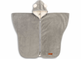 Sensillo Pláštěnka do auta šedá plyšová