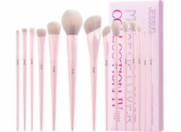 NoName JESSUP_SET Sada čtrnácti štětců na make-up na obličej Comprehesive Collection T495 Crystal Pink