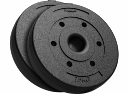 Rebel Sada bitumenových závaží 2x7,5kg, otvor 51mm - pro olympijské tyče, REBEL ACTIVE