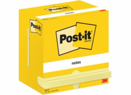 Post-it Post-It 654-CY, Čtvercový, Žlutý, Papír, PEFC, 76 mm, 76 mm