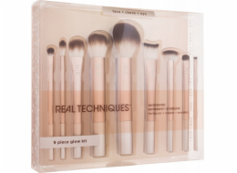 Real Techniques Sada štětců na make-up na obličej REAL TECHNIQUES_SET Au Naturale, 9 kusů.