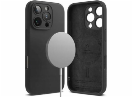 Ringke Silikonový magnetický kryt Ringke MagSafe pro iPhone 16 Pro, černý