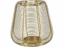 Home Styling Collection Kolekce bytového stylingu Zlatá svíčková lucerna, kovová, O 21 cm
