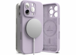 Ringke Silikonový magnetický kryt Ringke MagSafe pro iPhone 16 Pro, světle fialový