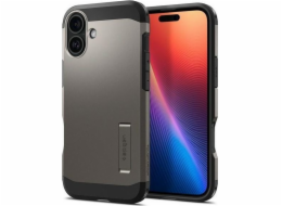 Spigen Pouzdro Tough Armor MAG pro iPhone 16 MagSafe, stříbrné, ACS08215