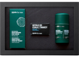 Zew for Men ZEW FOR MEN_SET Sada pro každého hydratační krém na obličej 80ml + mýdlo na tělo a obličej 85ml + deodorant stick 80ml
