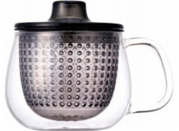 Secret de Gourmet KINTO - UNITEA - Hrnek s nálevníkem na čaj - Šedý 350ml