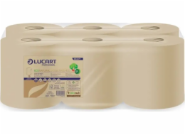Karen Lucart EcoNatural L-ONE Maxi - Role utěrek, centrálně dávkované, 2 vrstvy, 158 m, celulóza Fiberpack - 6 rolí