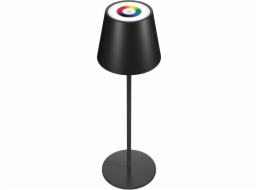 Realpower RealPower LED-RGB stolní lampa stmívatelná s baterií, černá