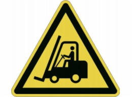 Durable Odolný ODOLNÝ Gebotsaufkleber 'Warnung vor Flurförderzeugen'