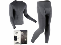 NoName Pánské termoprádlo Ragnar Nils mikina kalhoty btz0060 šedá velikost XXL/XXXL