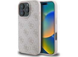 Guess Guess GUHCP16XG4GFPI tvrdý kryt pro iPhone 16 Pro Max 6.9 růžový/růžový 4G Classic