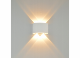 Italux Nástěnné svítidlo Ortelo OWL-6650-2-WH-3K, zahradní nástěnné svítidlo, IP54, 4x4W LED, 3000K, bílá
