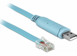 Delock DELOCK konzolový kabel RS-232, USB-A Stecker > RJ45 Stecker 2m