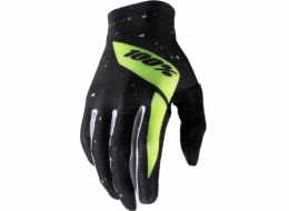 100% Rukavice 100% CELIUM Rukavice černá fluo žlutá vel. L (délka ruky 193–200 mm) (NOVINKA)