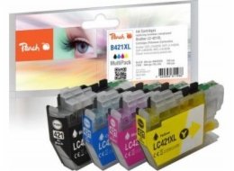 Peach Kompatibilní Peach s kazetami Brother LC-421XL MultiPack