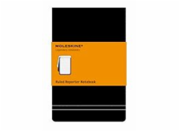 Prime Notes Moleskine P reporter, černá linkovaná měkká vazba, 9x14cm (MOQP811)