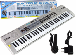 LeanToys Keyboard MQ-6110 Varhanní mikrofon 61 kláves LEAN Toys