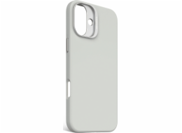 Decoded Silikonový kryt AntiMicrobial Silicone Backcover - ochranný silikonový kryt kompatibilní s MagSafe pro iPhone 16 Plus (kamenně šedý)