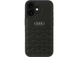 Audi Pouzdro Audi ze syntetické kůže pro iPhone 16 6.1 černé/černé, pevné, AU-TPUPCIP16-GT/D2-BK