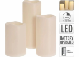 Home Styling Collection Kolekce bytového stylingu Sada LED svíček, venkovní dekorace