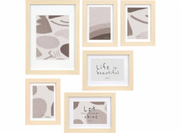 Giftdecor Fotorámečky na nástěnnou malbu, 7 rámečků různých velikostí Giftdecor Fotorámečky na nástěnnou malbu, 7 rámečků různých velikostí