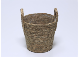 Giftdecor Pletené košíky ESPARTO s uchy, 3 kusy